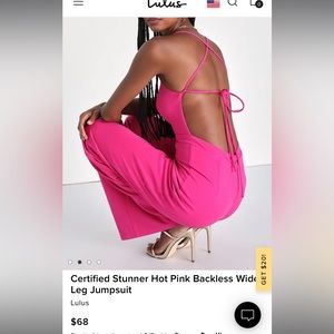 Lulus Backless Jumpsuit